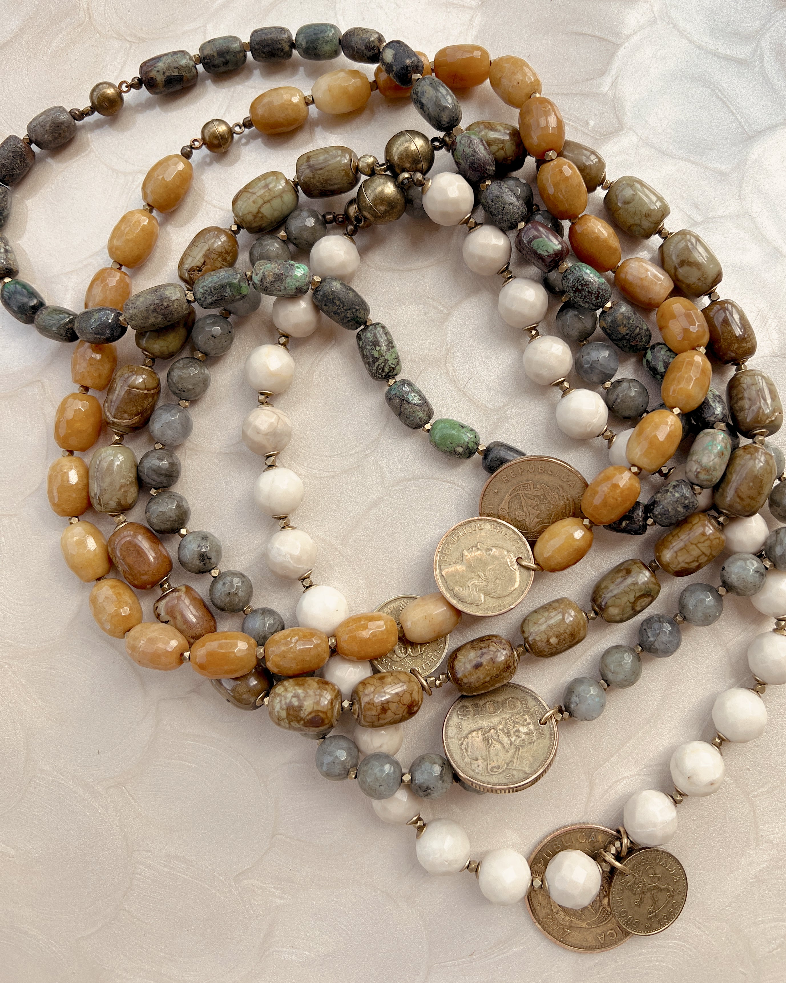 Labradorite & Coin Strand (Medium)
