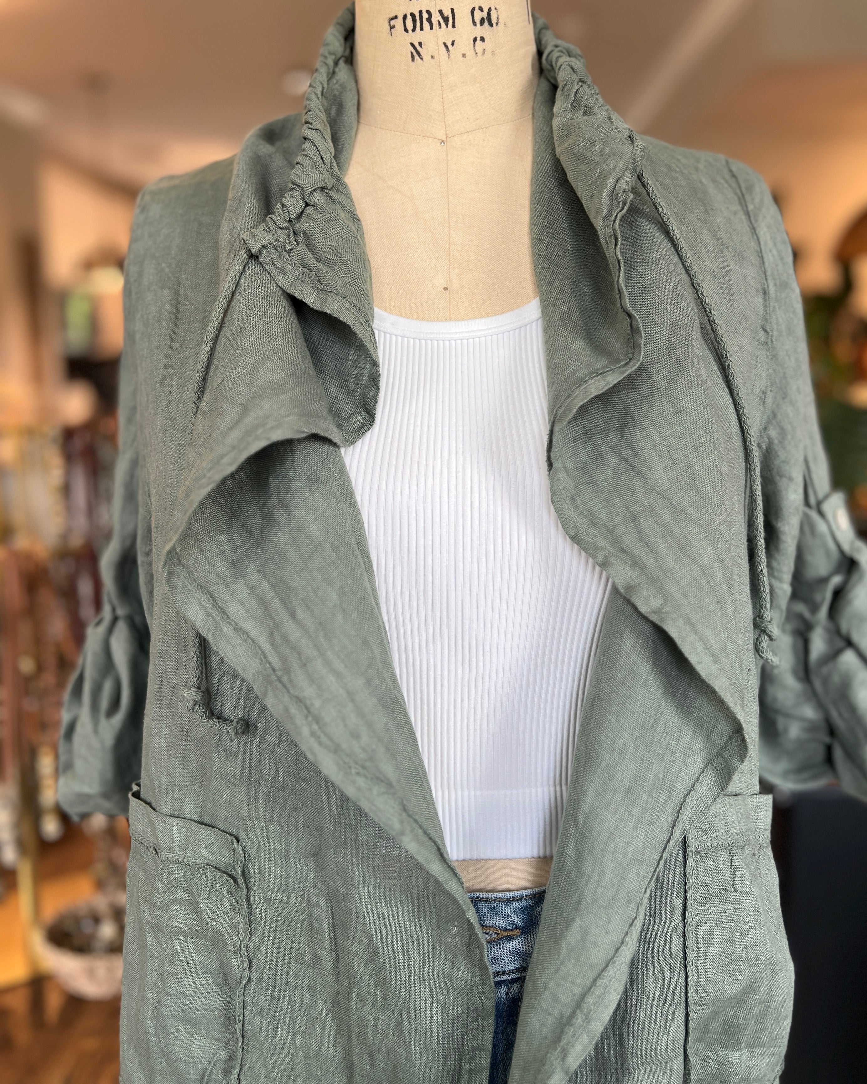 Summer Drawstring Jacket