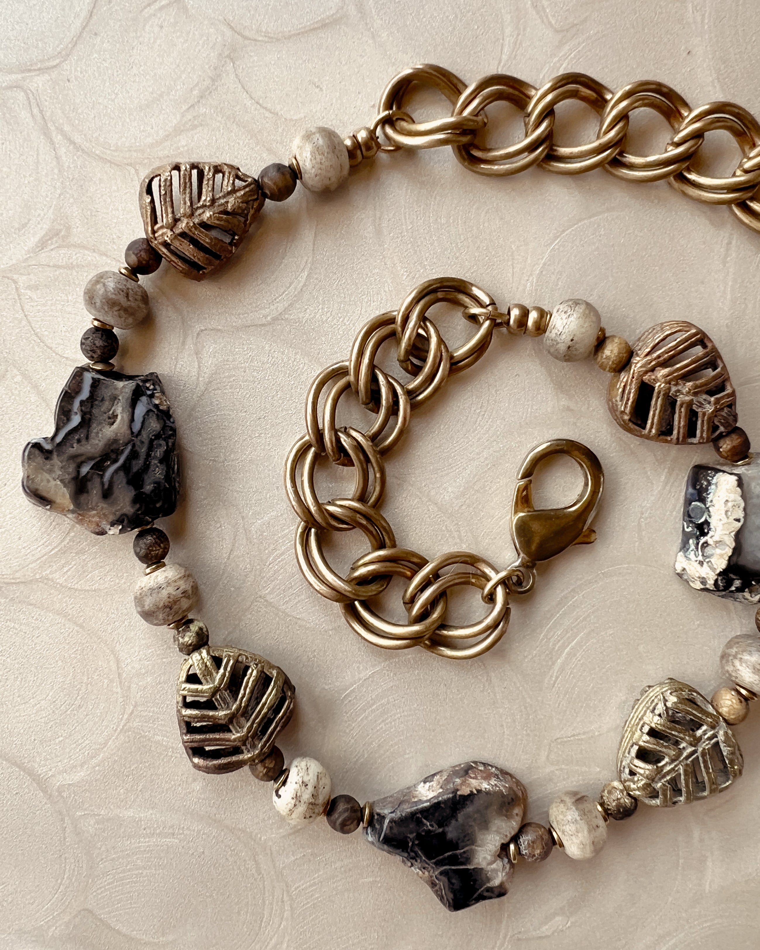 Black Agate Relic Chain