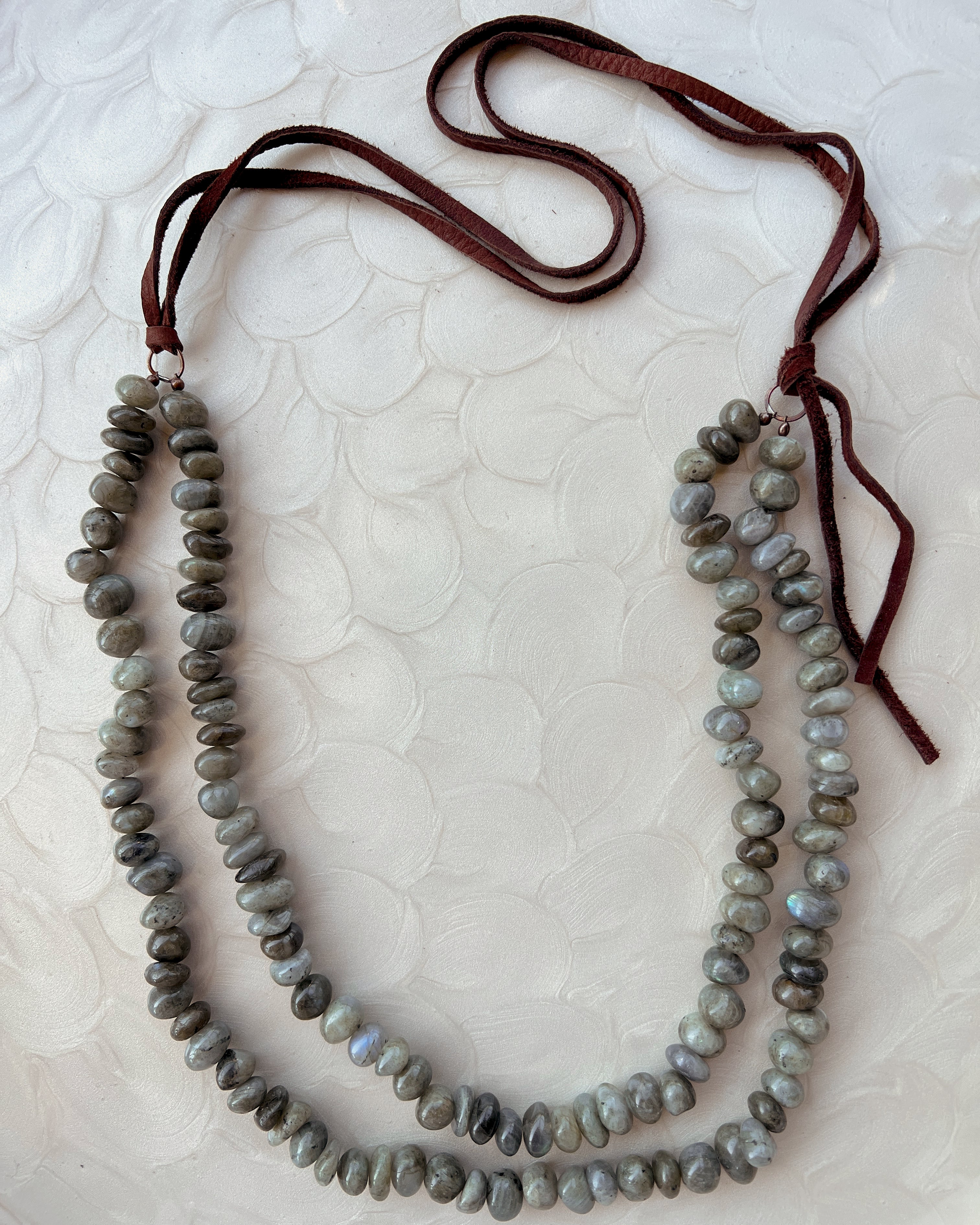 Drift Double Strand Labradorite Strand
