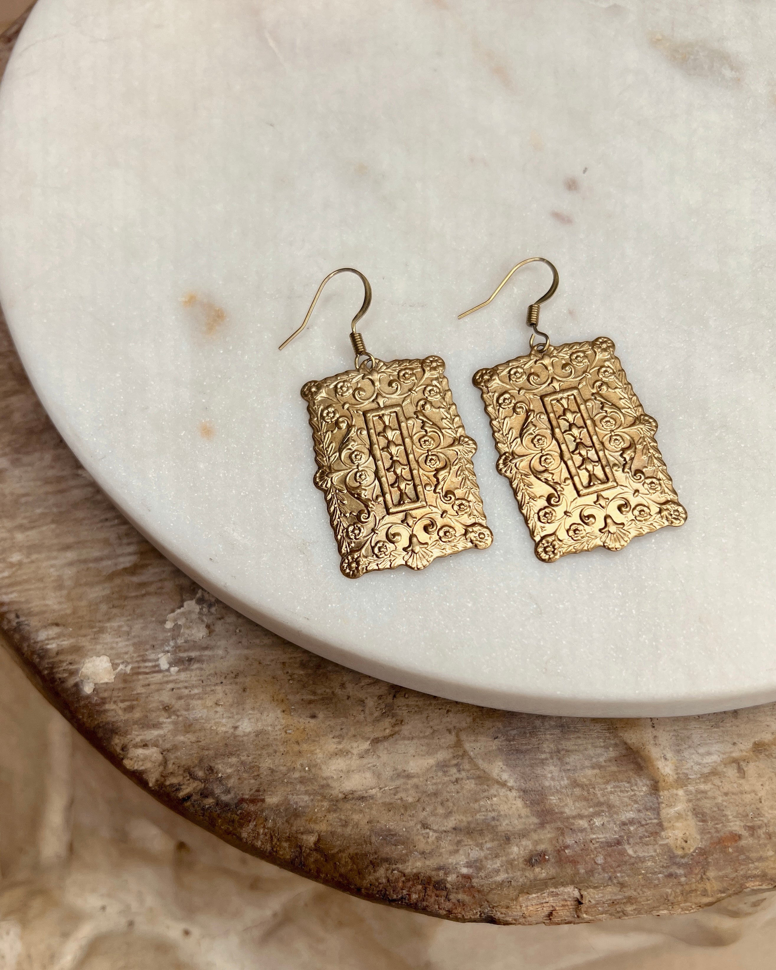 Vintage Brass Dangles