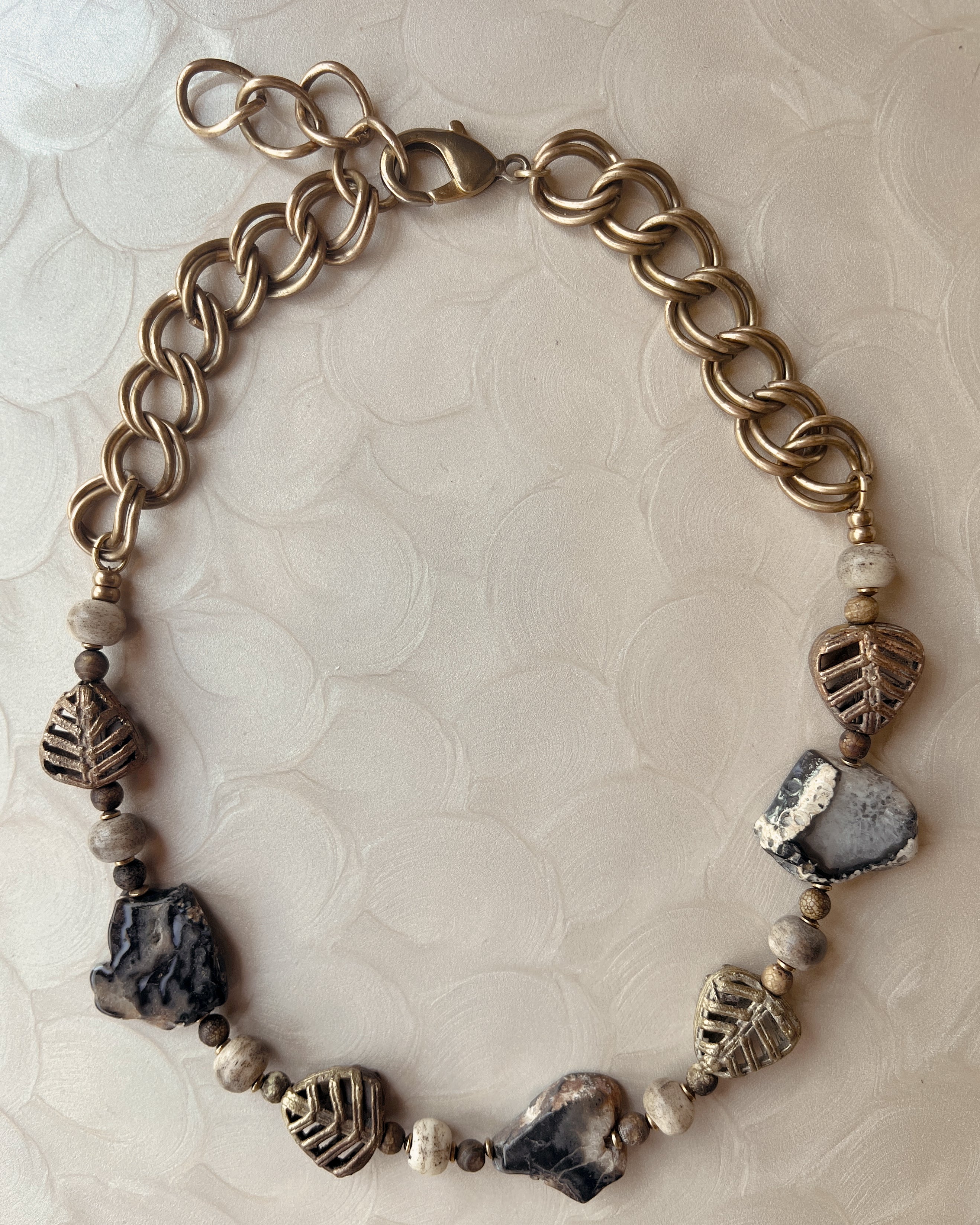 Black Agate Relic Chain
