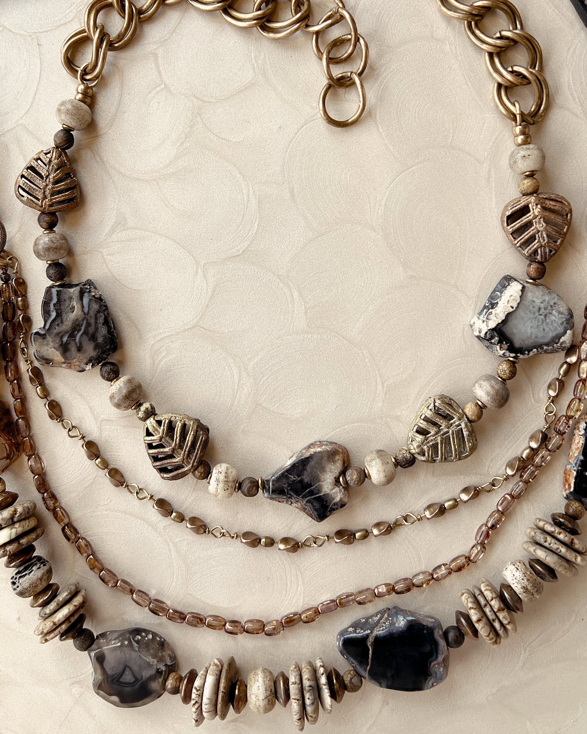 Black Agate Relic Chain