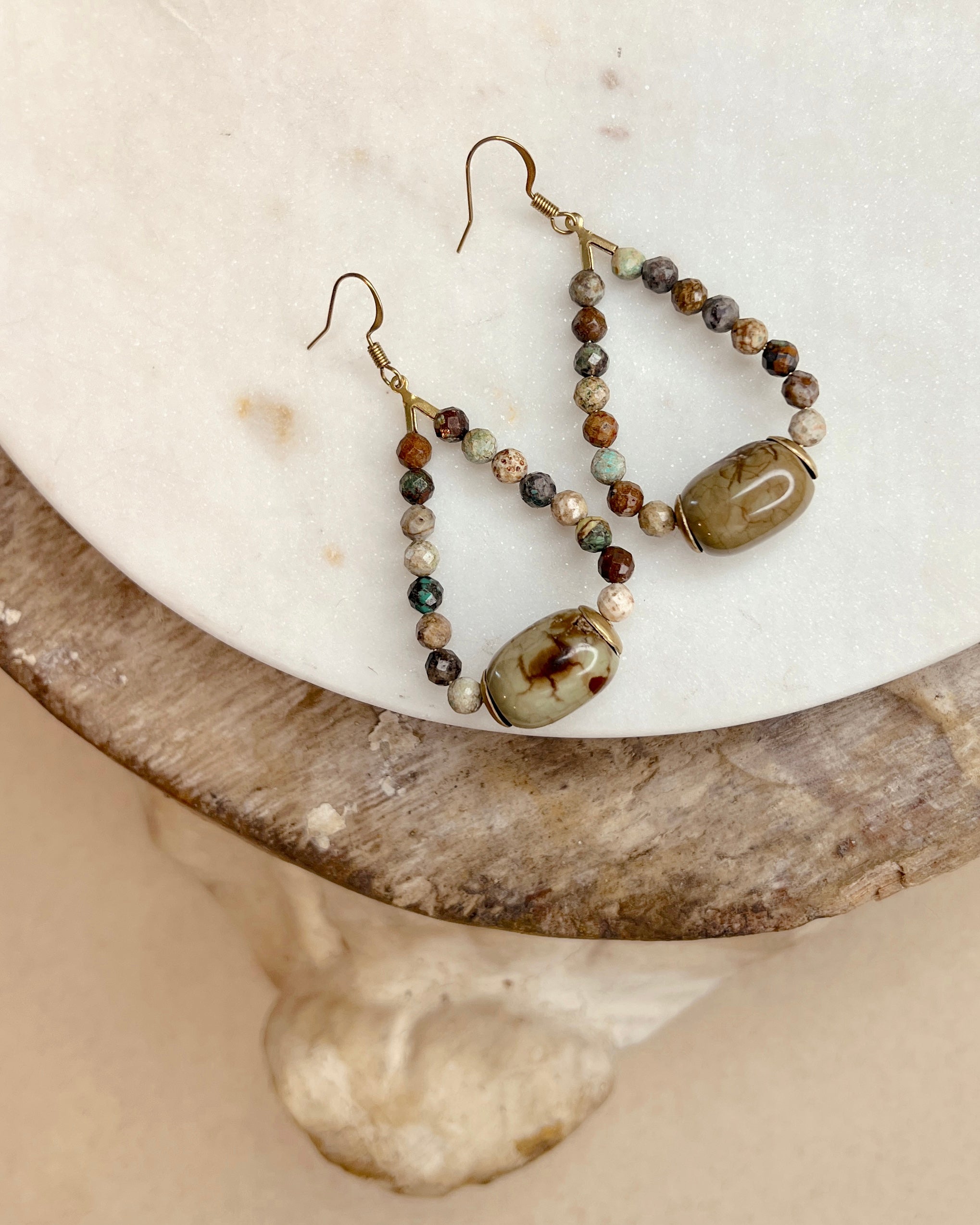 Multicolor Turquoise Dangle