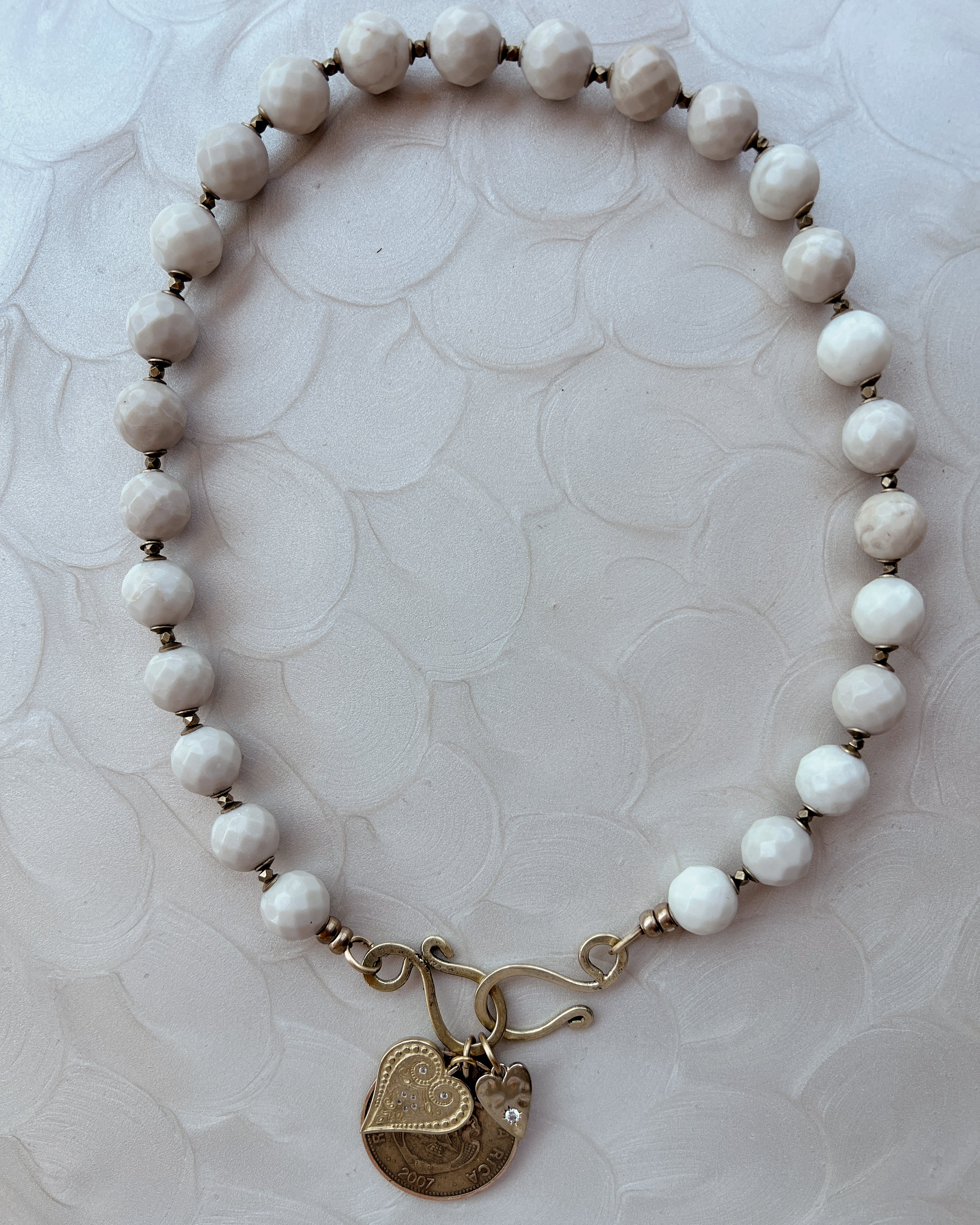 Fossil Jade Boho Strand