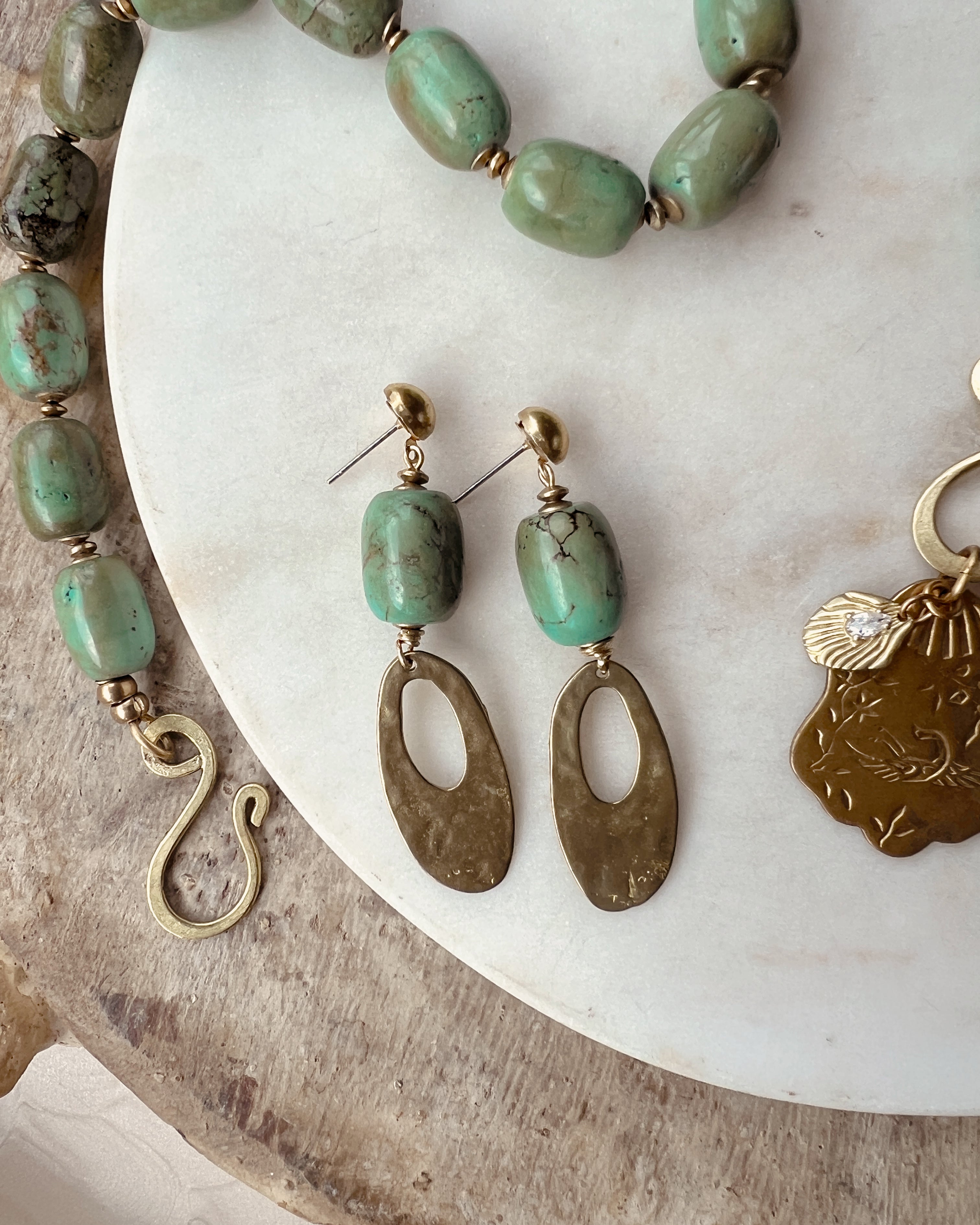 Lorraine Hammered Drops