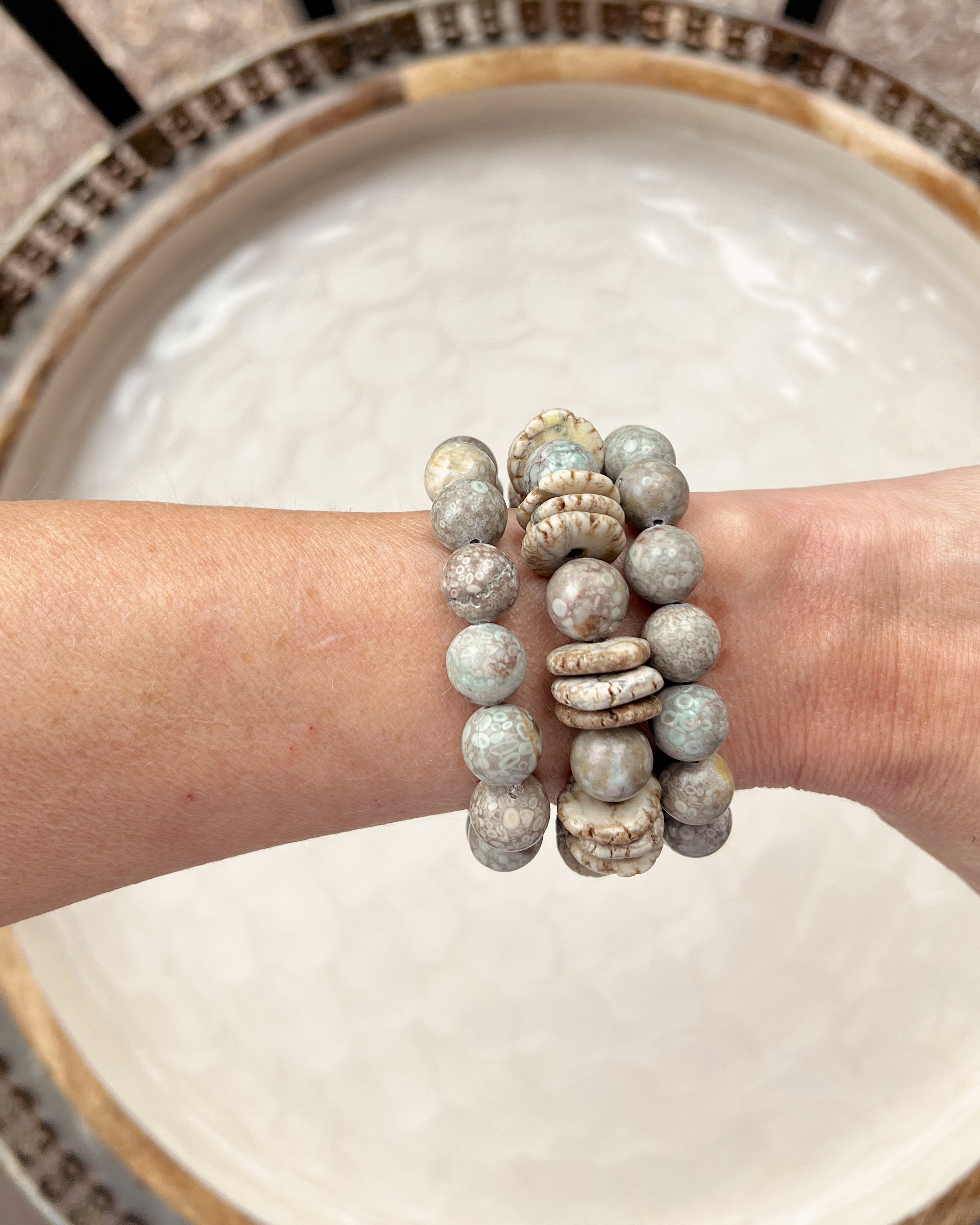 Fossil Jasper Set