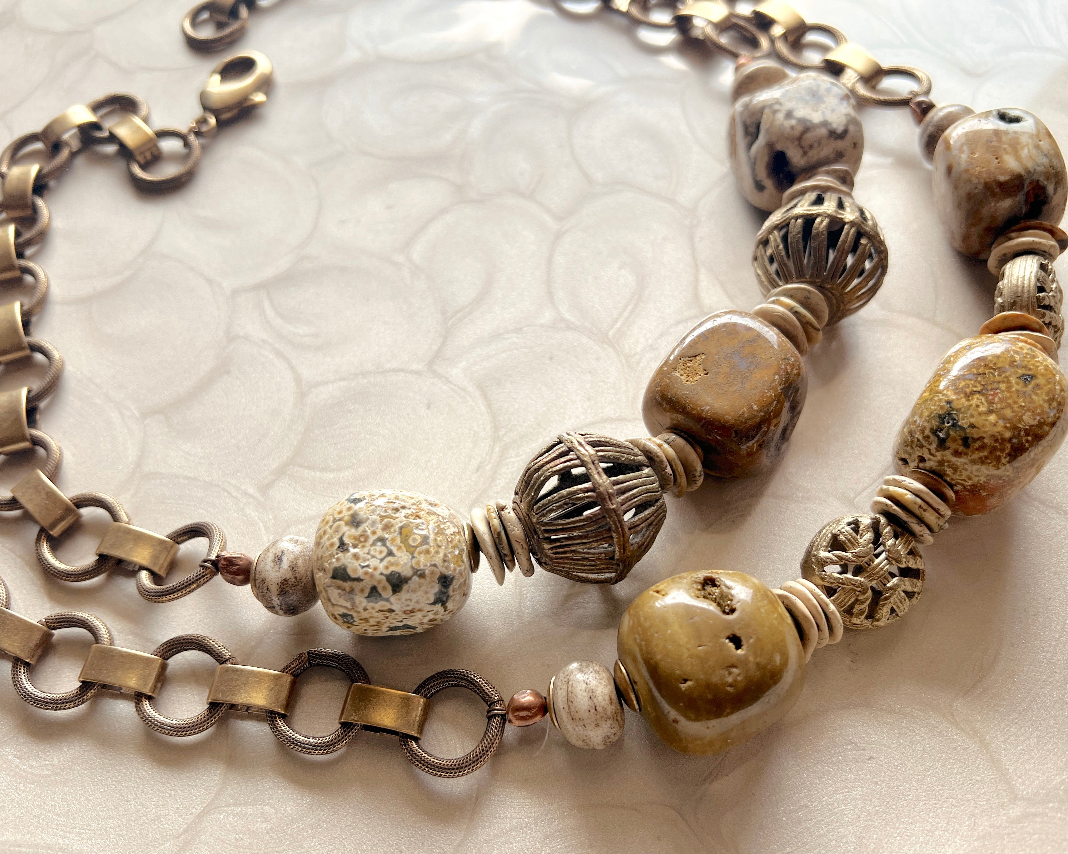 Jasper Relic Necklace