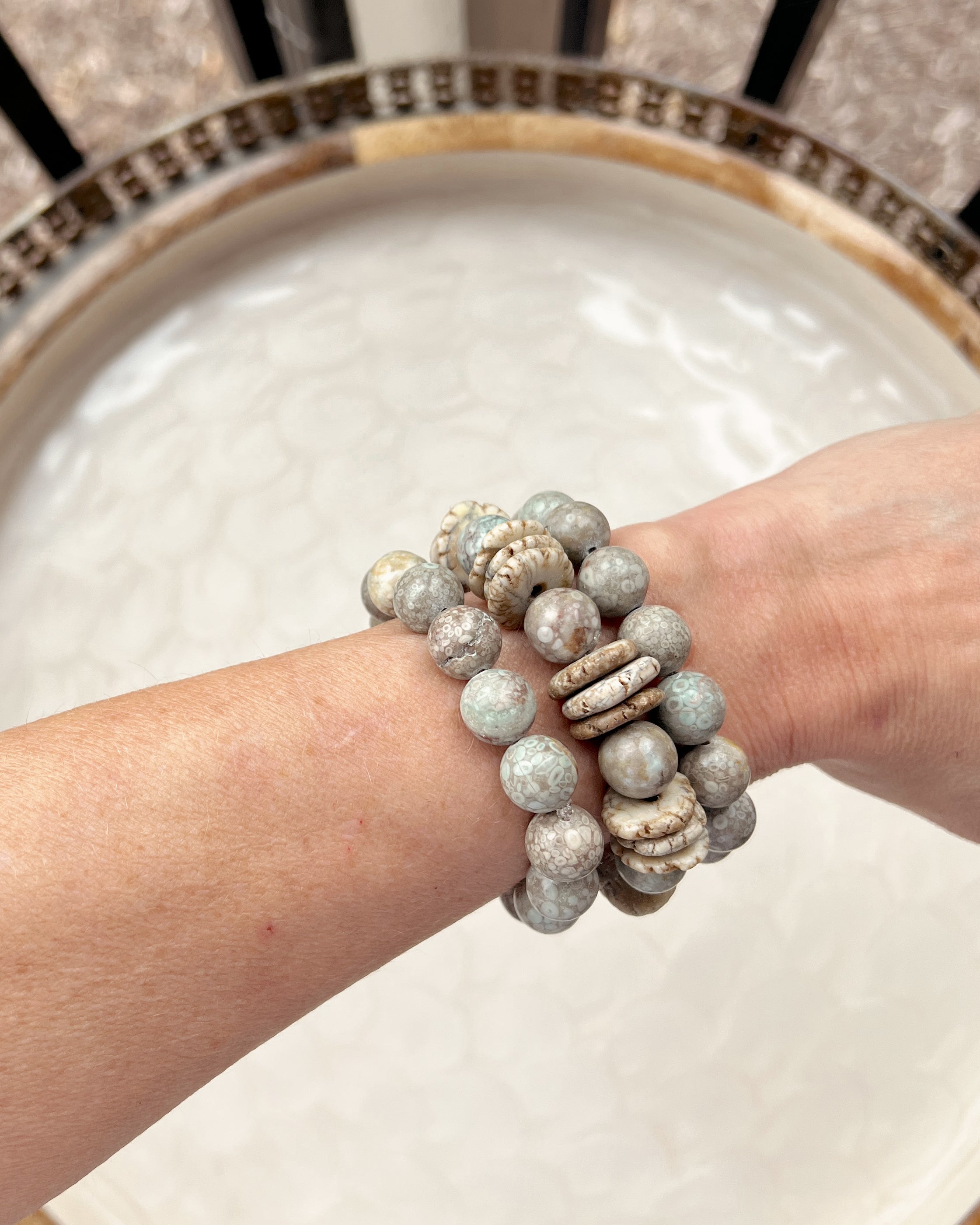 Fossil Jasper Set